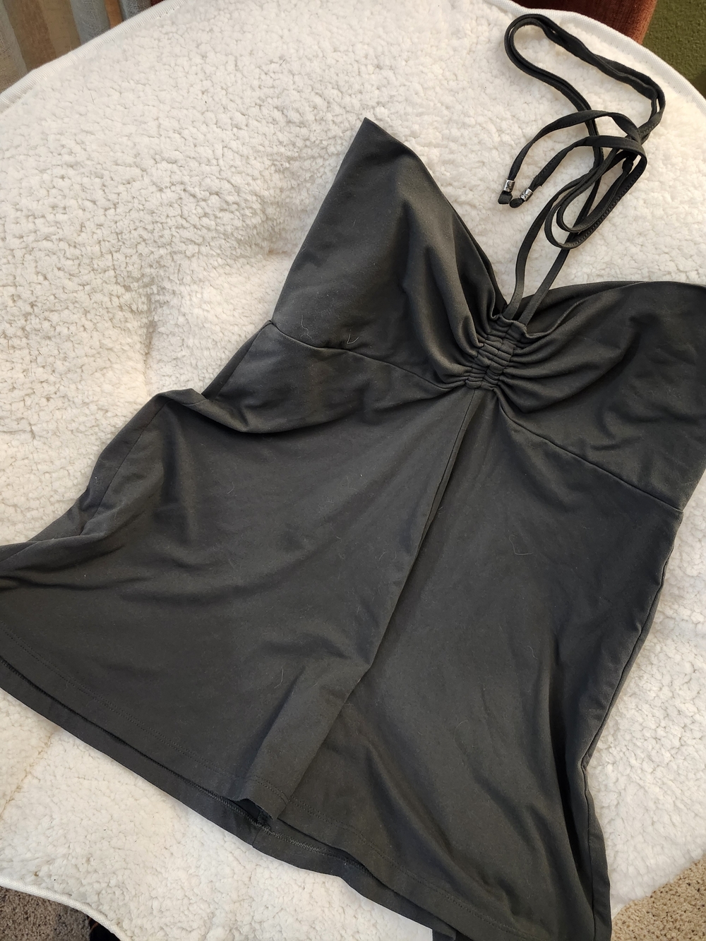 Eddie Bauer Halter Top With Silver Detail